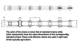 double-pitch-drive-chains