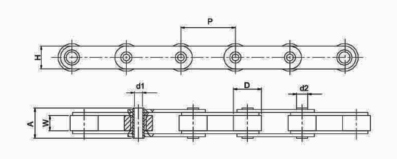 double-pitch-hollow-pin-chains