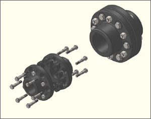 EF-BC Bush Type Flexible Coupling