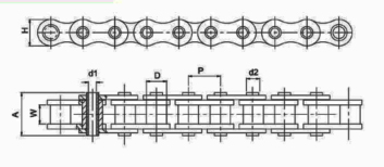 with-bush-without-roller-hollow-pin-chains