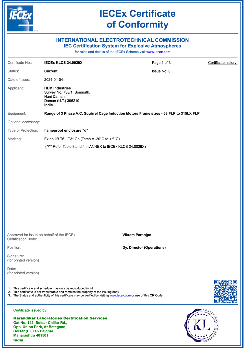 Hindustan Certifications