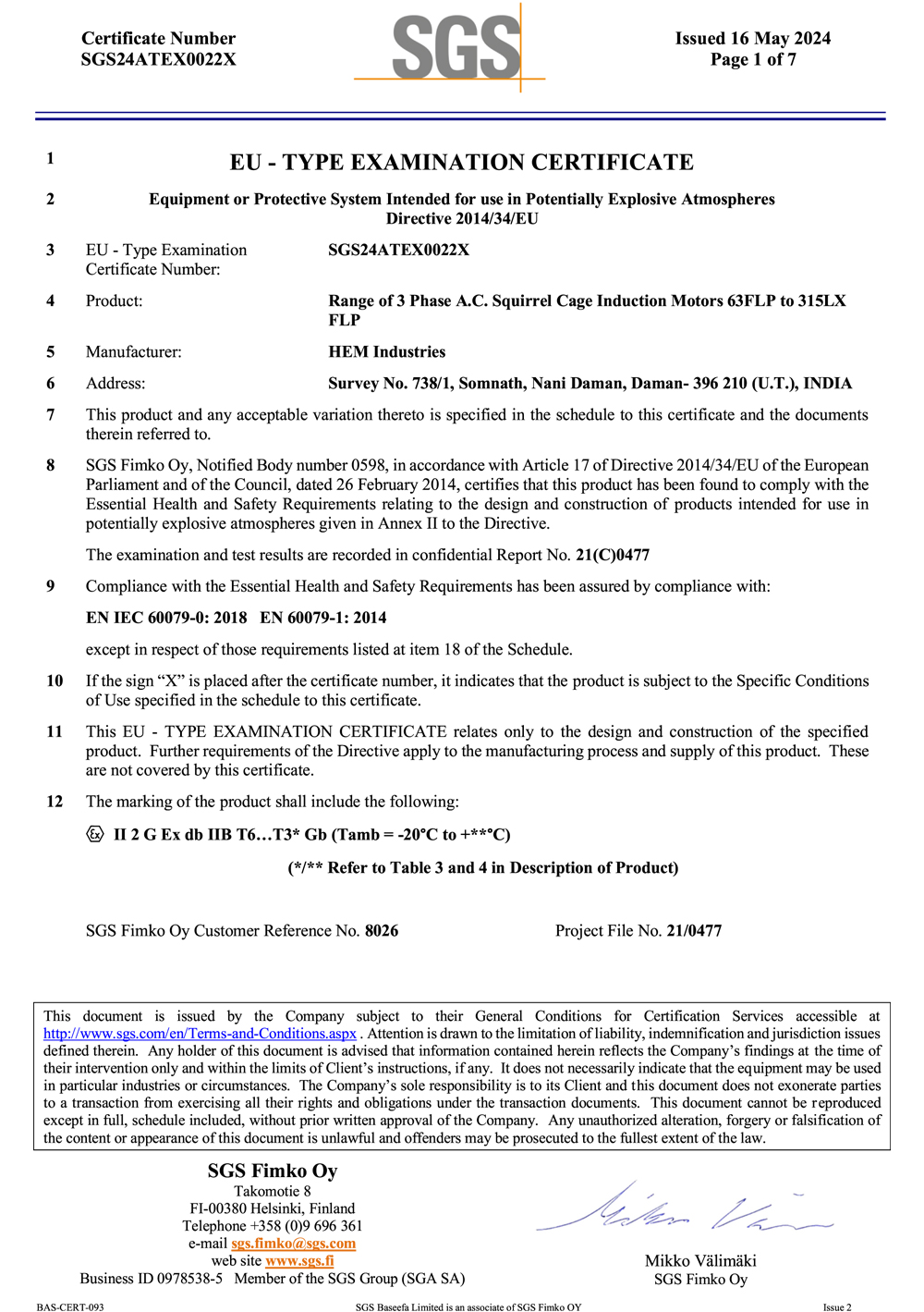 Hindustan Certifications