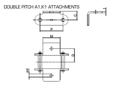 Double Pitch K1 Attachments